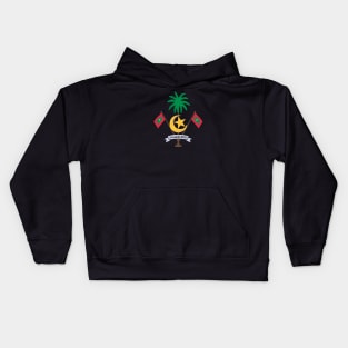 Emblem of Maldives Kids Hoodie